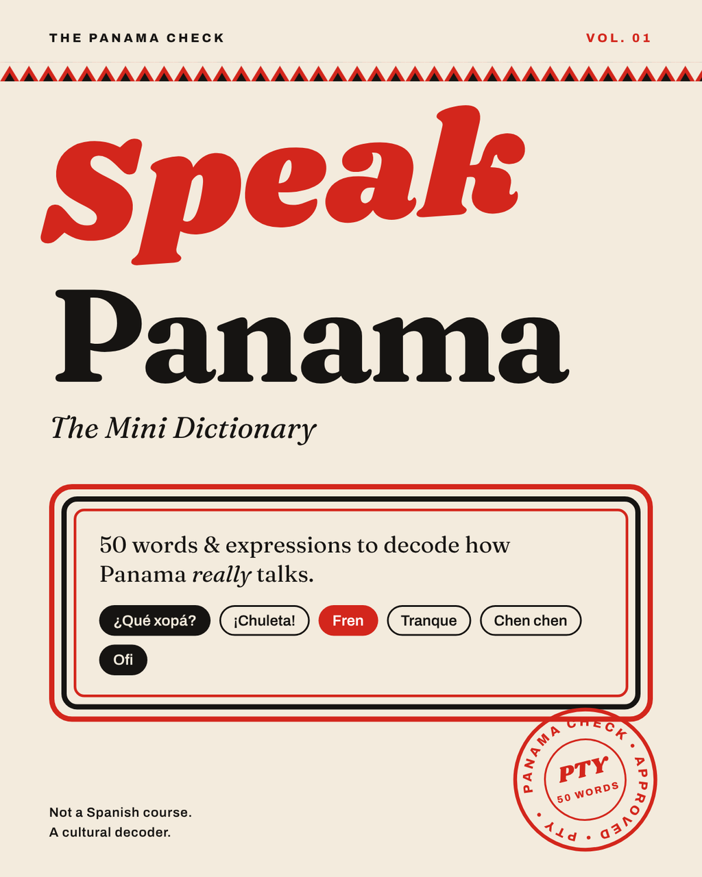 Speak Panama | The Mini Dictionary